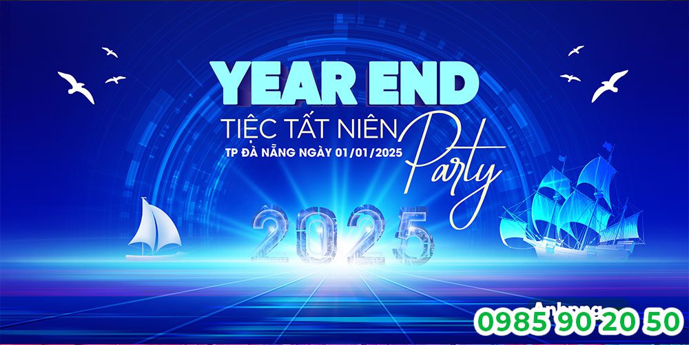 Mẫu backdrop Year end Party 22