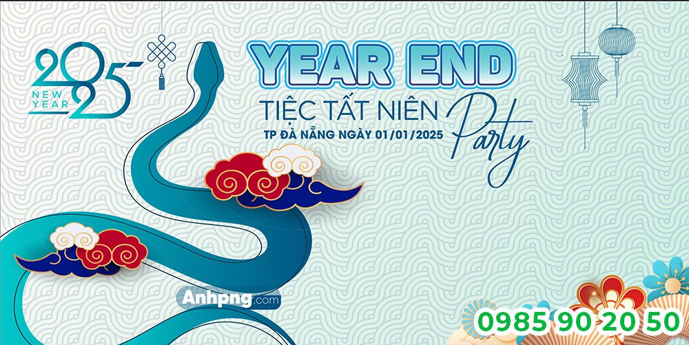 Mẫu backdrop Year end Party 24