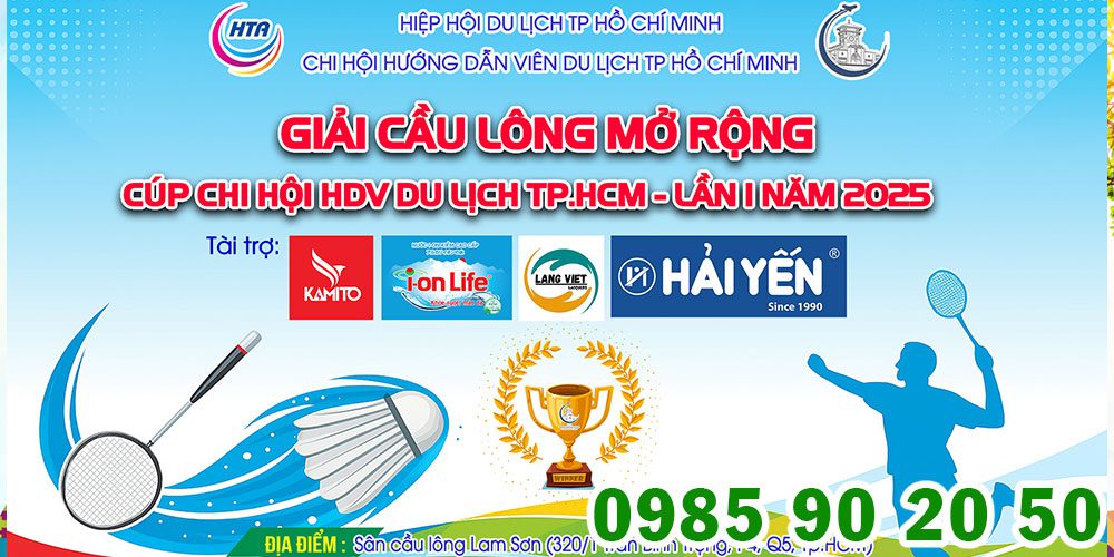 Mẫu backdrop giải cầu lông 03
