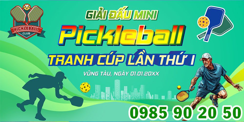 Mẫu backdrop giải cầu lông 14
