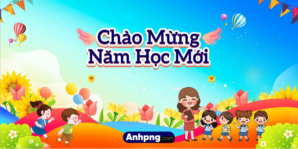 Top 10+ mẫu backdrop khai giảng đẹp mở màn năm học mới Mẫu backdrop khai giảng năm học mới 01