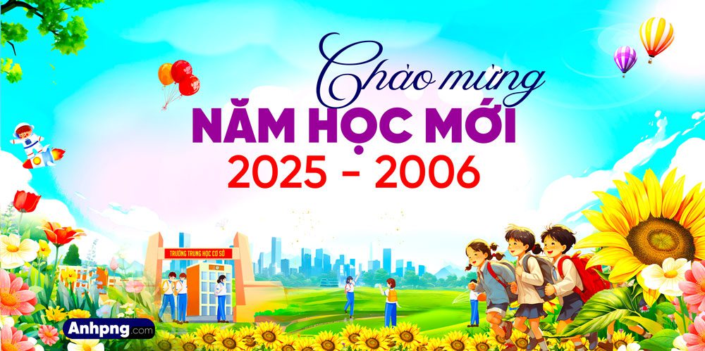Top 10+ mẫu backdrop khai giảng đẹp mở màn năm học mới Mẫu backdrop khai giảng năm học mới 03