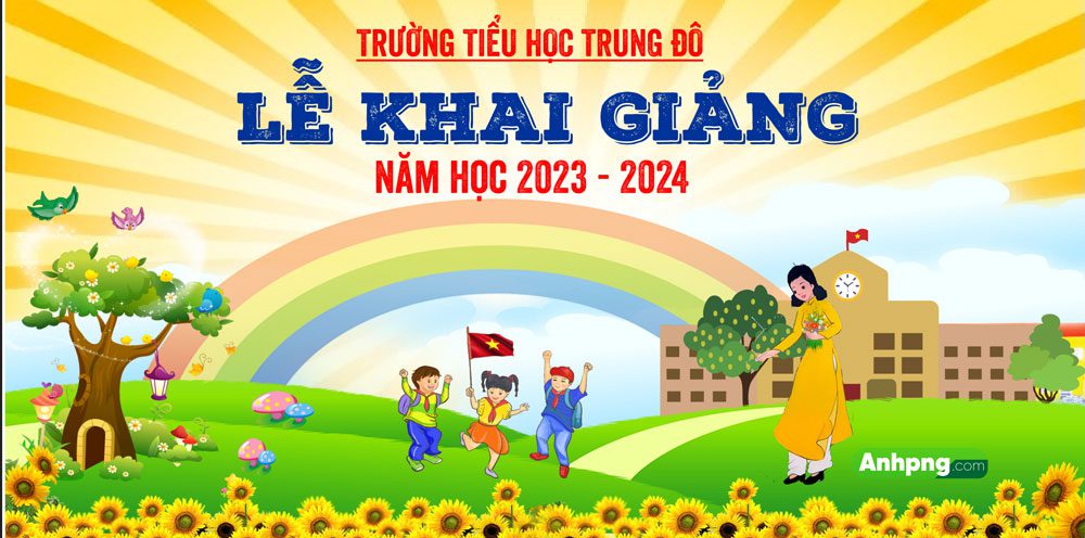 Top 10+ mẫu backdrop khai giảng đẹp mở màn năm học mới Mẫu backdrop khai giảng năm học mới 17
