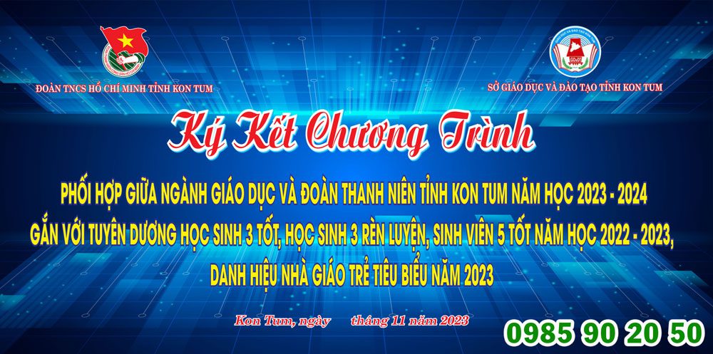 Top 10+ mẫu backdrop ký kết hợp đồng đẹp, ấn tượng nhất
