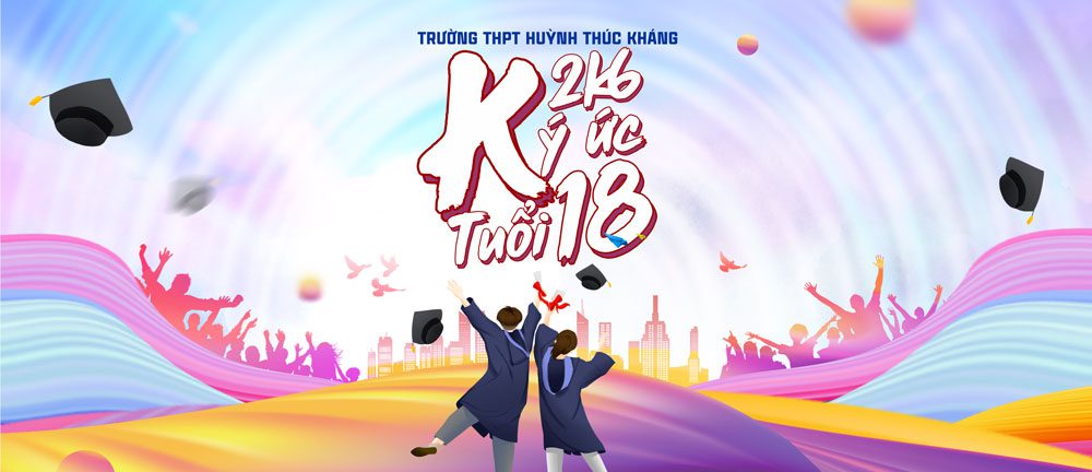 Top 10+ mẫu backdrop kỷ yếu, kỷ niệm ngày ra trường đẹp Mẫu backdrop kỷ yếu 14
