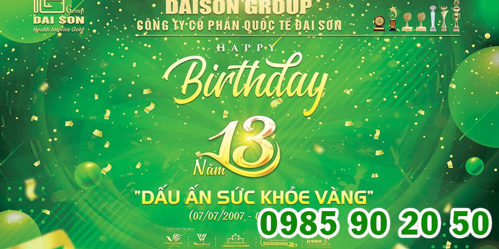 Top 10+ mẫu backdrop kỷ niệm thành lập công ty đẹp, sang